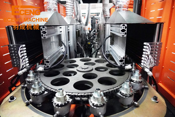 Μηχανή Σχηματισμού 2L PET Stretch Blow Molding 6 Σωλήνωση 6000 PCS / HR