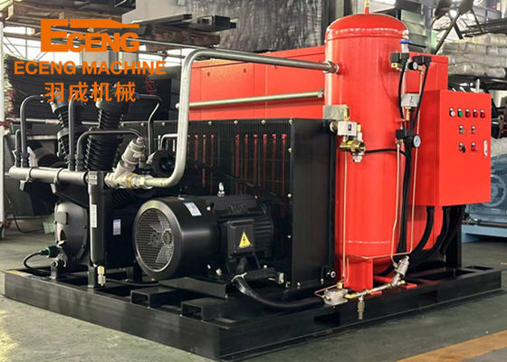 Αεροσυμπιεστής υψηλών βιδών 40bar 10.0m3/λ. 105kw με τον ενισχυτή που συνδυάζεται