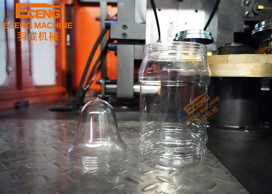 J5L2 Max Blowing Jar Bottle Stretch Machine 5L αυτόματο μεγάλο στόμα ευρύ λαιμό με 2κοιλότητες