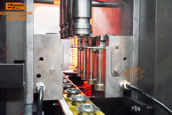 Τρόφιμα Cas PET Jar Stretch Blow Molding Molding Machine 4 κοιλότητες Υψηλή απόδοση