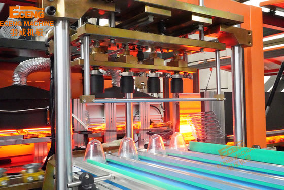 Τρόφιμα Cas PET Jar Stretch Blow Molding Molding Machine 4 κοιλότητες Υψηλή απόδοση