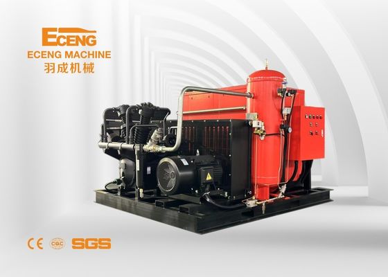 Αεροσυμπιεστής υψηλών βιδών 40bar 10.0m3/λ. 105kw με τον ενισχυτή που συνδυάζεται