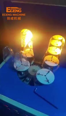 16KW ημι αυτόματη φυσώντας μηχανή 200ml 500ml μπουκαλιών σχήμα χτυπήματος 1 λίτρου